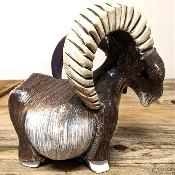 Rare Artesania Rinconada Big Horn Goat #810 - Picture 4 of 6